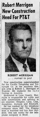 Robert Merrigan-Pacific Telephone and Telegraph