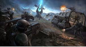 Illustration I Did For Halo Wars At Ensemble Studios Nathan Stefan On Artstation At Https Www Artstation Com Artwork Qzkyy Halo Halo Game Halo Series