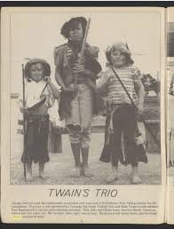 TWAIN'S TRIO Orange Festival week has traditionally concluded each year  with a Huckleberry Finn fishing contest for the youngsters. This time it  was sponsored by Tauranga Big Game Fishing Club and Mark