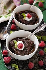 Low fat chocolate berry dessert : Chocolate Pudding Cake Dinner At The Zoo