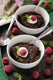 The chocolate is a great complement to the berries and yogurt. Chocolate Pudding Cake Dinner At The Zoo