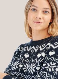 Pullover natalizio in misto lana