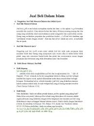 Maka terjadilah peristiwa hukum jual beli. Jual Beli Dalam Islam