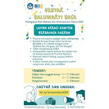 Bahasa sunda terkenal sedikit mirip dengan bahasa jawa namun ini adalah caption iklan minuman kopi bahasa sunda: Gebyar Baluwarti Basa Peringatan Hari Bahasa Ibu Internasional Tahun 2021