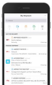 Skynet provides next day delivery for its courier services; Mobile App Tracking My