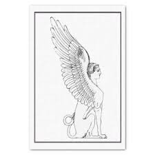 Vintage Sphinx Illustration Tissue Paper Zazzle Com In 2021 Illustration Sphinx Vintage