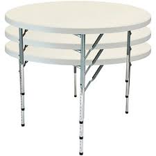 Free shipping on orders $50+. Advantage 60 Round Plastic Adjustable Folding Table Ftd60r Adj 5 Ft Round Folding Tables For Sale