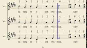 Cicak cicak di dinding merupakan salah satu lagu ciptaan a.t. Notasi Lagu Cicak Di Dinding Not Angka Dan Not Balok Partitur Lagu Anak Youtube