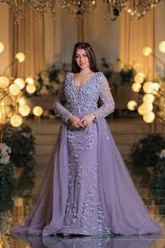 ‫فساتين سهرة طويلة بتطريز يدوي فاخر - لارا LARA‬‎
