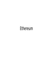 Creation, ownership, storage, and/or transfer of digital assets. Ethereum Pdf Ethereum Ethereum U2022 Ethereum Is A Programmable Blockchain Environment U2022 It Is Similar To The Bitcoin Blockchain In A Number Of Ways Course Hero