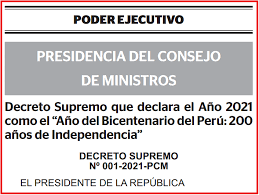 La atención presencial al público en las oficinas del ministerio de relaciones exteriores del perú (mre) quedarán suspendidas durante el periodo de. Decreto Supremo NÂº 001 2021 Pcm Decreto Clases De Contabilidad Arequipa Facebook