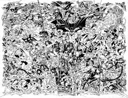 George Perez Avengers Vs Justice League George Perez Black And White Artwork Comic Art Community