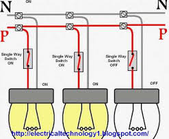 The hot and neutral terminals on each fixture are spliced with a pigtail to the circuit wires which then continue on to the next light. Nn 1633 Wiring Multiple Lights To One Switch Diagram Collection Wiring Download Diagram