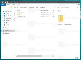 Where Are Windows 10 Default Wallpapers Stored I need a similar command that returns the path(s) to the current image on the desktop background(s) that actually works in windows 10 if one exists. are windows 10 default wallpapers stored