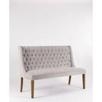 The rectangular armless bench gives a clean and simple look that matches well in almost any kitchen. Upholstered Dining Sofa Bench Wayfair Co Uk