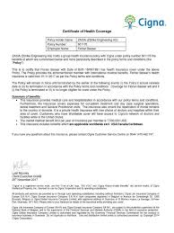 In some cases a shipper may issue a document that certifies that a shipment has been insured under a given open policy, and that the certificate represents and takes the place of such open policy, the provisions of which are … Florian Besser Certificate Of Insurance Pdf Cigna Insurance