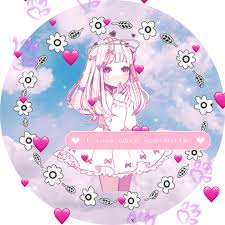 Then go to draw and add a line circle for your pfp. Download Pfp Anime Girl Kawaii Loli Adorable Cute Hearts Pawprin Anime Girls Pfp Full Size Png Image Pngkit