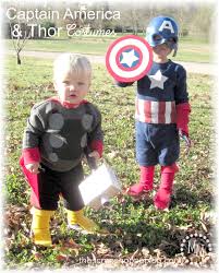 My son wanted to be a werewolf for halloween this year. Diy Captain America Thor Costumes The Scrap Shoppe