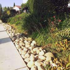 With the flat surface of the rocks. Top 40 Best Stone Edging Ideas Exterior Landscaping Designs