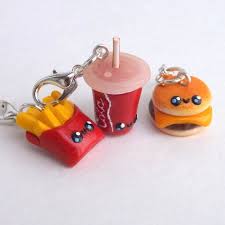 Hamburger Burger Charm Burger And Fries Best Friends Etsy Diy Clay Crafts Polymer Clay Kawaii Polymer Clay Crafts