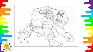 The vivid coloration of comic book characters is another advantage of these coloring pages as they let your kids learn a lot. Hulk Vs Venom Coloring Page Fight Hulk Coloring Page Niviro Dancin Youtube