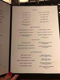 Menu Picture Of Mr Porter Barcelona Tripadvisor