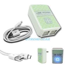 10 4 Usb Port Hub Wall Adapter6ft Cable Charger White Lg G2 Optimus G Pro Nook Ebay Link Cable Charger Usb Kindle Fire
