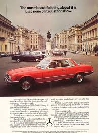 1974 Mercedes 450slc Ad United Kingdom Mercedes Slc Mercedes Mercedes Benz World