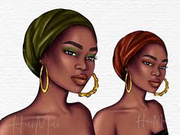 Diva Clipart Fashion Girl Clipart Black Woman Clipart African American  Woman PNG Beauty Clipart Digital Download Planner Girl Clipart PNG