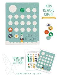 Reward Chart Printable I Download I Reward Stickers I Behavior Chart I Potty Training Reward Chart I Reward Chart For Toddlers