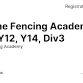The Line Fencing Academy Sabre Y12, Y14, Div3