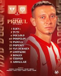 Primul 11 pentru întâlnirea cu Slobozia (ora 19:00)!