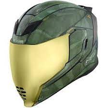 Icon Airflite Battlescar 2 Full Face Helmet Green Cool Motorcycle Helmets Icon Helmets Full Face Helmets