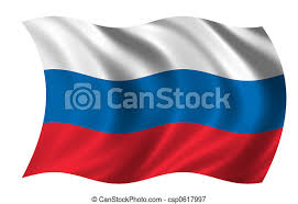White on the top, blue in the middle, and red on the bottom. Russische Flagge Die Flagge Russlands Winkt Im Wind Canstock