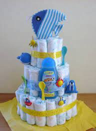 Unique Boy Diaper Cakes Boy Diaper Gift Ideas With Tutorials Baby Shower Fishing Fishing Baby Shower Theme Diaper Cake Boy