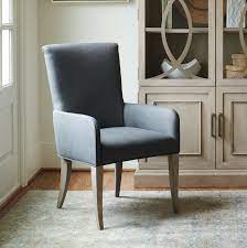 New grey velvet upholstered occasional bedroom arm chair gold legs. Barclay Butera Malibu Linen Upholstered Arm Chair Wayfair