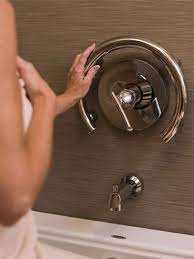 A Grab Bar Like This Can Come In Handy When Getting In And Out Of The Shower Grab Bars In Bathroom Shower Grab Bar Bathroom Remodel Shower