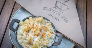 Cover, remove from heat, and allow to stand 15 minutes. Flying Pig Truffle Mac And Cheese Eat North