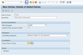 Sap Fico Chart Of Account Coa