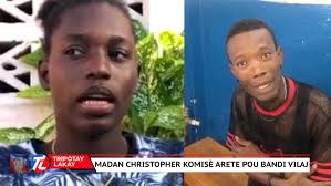 Dam sa wap gade la, se manman pitit Christopher, yon jèn gason komisè  Richemond mete anba kòd jodya pou prezime Bandi 5 Segond, fè konnen maril  pa yon bandi. Lap temwaye kijan yo fè aretel, e mande ...