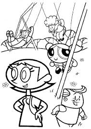 Powerpuff girls coloring pages for preschool, kindergarten and elementary school children to print and color. Coloring Page Powerpuff Girls Coloring Pages 8