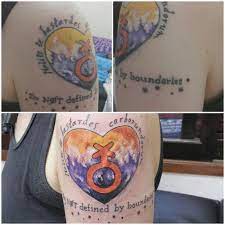 Nonbinary Starkid Quote The Handmaid S Tale Quote And Harry Potter Stars Tattoo Harry Potter Stars Tattoo Star Tattoos Nonbinary Tattoo