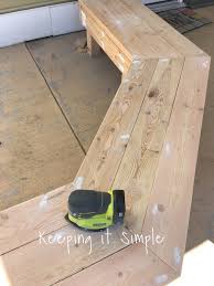 The secret to this beautiful diy fire pit is to take the time to stack the stone in a. Diy Fire Pit Bench With Step By Step Insructions Keeping It Simple