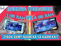 Here the user, along with other real gamers, will land on a desert island from the sky on parachutes and try to stay alive. Free Fire Gameplay On 1 Gb Ram Vs 6 Gb Ram Epic Comparison With Ultra