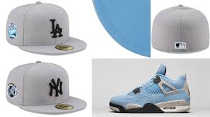 Jordan 4 University Blue New Era Mlb 59fifty Fitted Caps