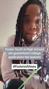 Apply to college for free #fosteredviews #fostercare #adoption #fyp  #traumahealing #advice #fostertribe #fosteryouth #fostertheteens #healing
