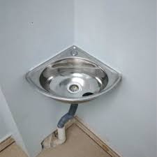 stainless steel triangle wash basin