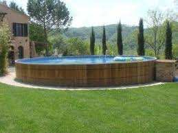 Image Result For Bamboo Around An Oval Pool Above Ground Pool Landscaping Pool Landscaping Backyard Pool Landscaping