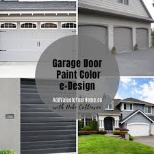 Painting a garage door with metal paint. Top 5 Sizzling Color Choices Garage Doors Help Sell Your Home 2019