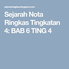 Soal jawab bab 6 tingkatan 4 (3). Sejarah Nota Ringkas Tingkatan 4 Bab 6 Ting 4 Bab House Cleaning Tips Clean House